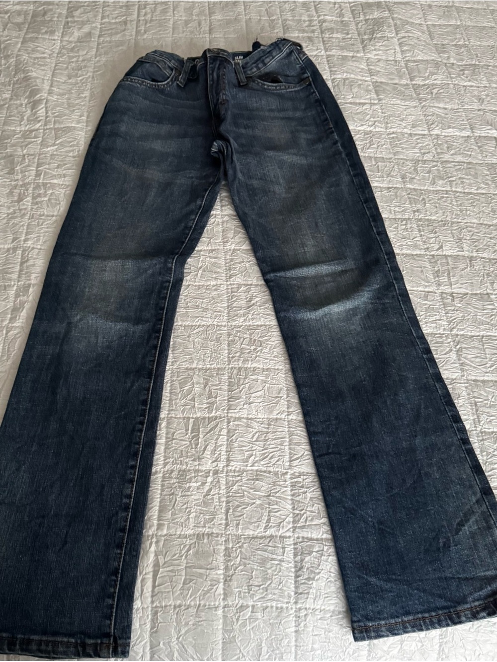 Wrangler BOYS’ Dark Indigo Bootcut Jeans